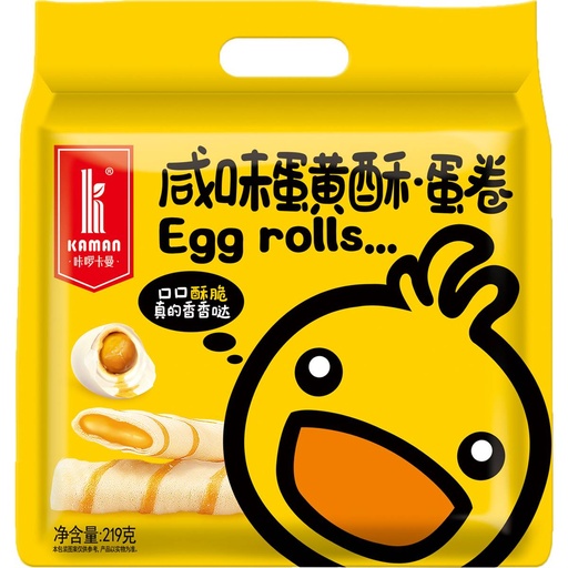 [Snacks & Packaged Food-70] Kaman Salty Egg Roll 218g