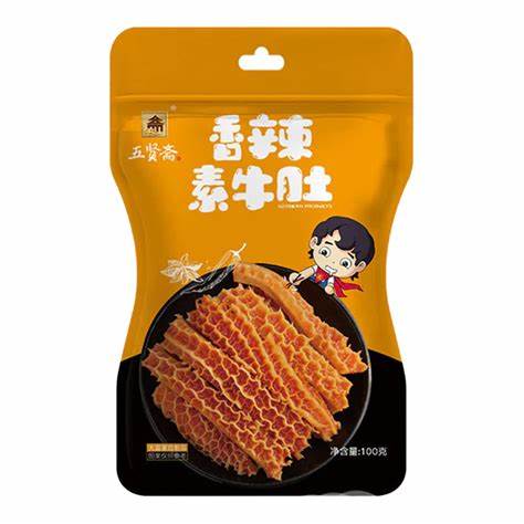 [Snacks & Packaged Food-82] Wu Xian Zhai Spicy Vegetarian Tripe 100g 