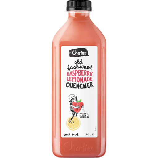 [22] Charlies Quencher Raspberry Lemonade Juice 500ml