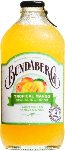 [36] Bundaberg Sparkling Drink Tropical Mango 375ml