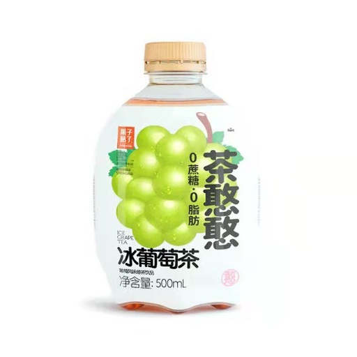 [ChaHanHan88] 果子熟了茶憨憨冰葡萄茶 500ml 