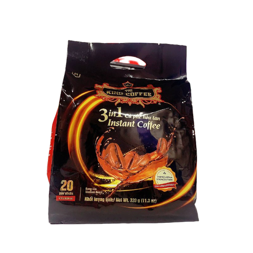 [Instant beverages-034] King Coffee 3 IN 1 INSTANT COFFEE Bag 16g*20 