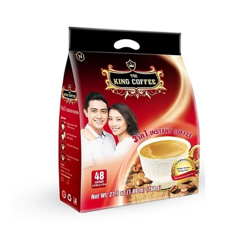 [Instant beverages-035] King Coffee 三合一速溶咖啡包 48*16g